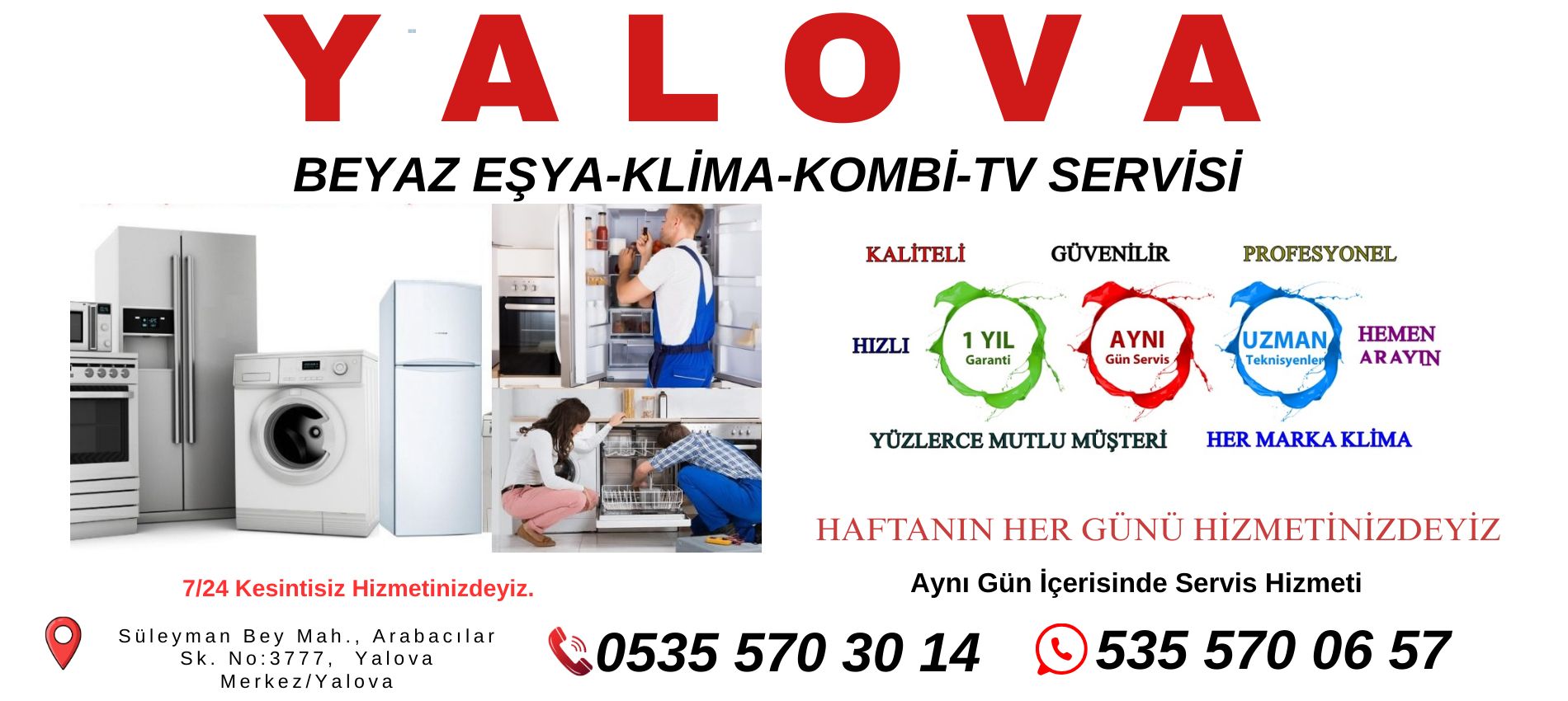 Yalova Beyaz Eşya